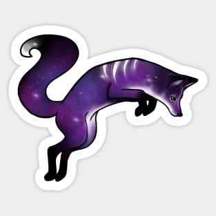 Galaxy Fox Sticker